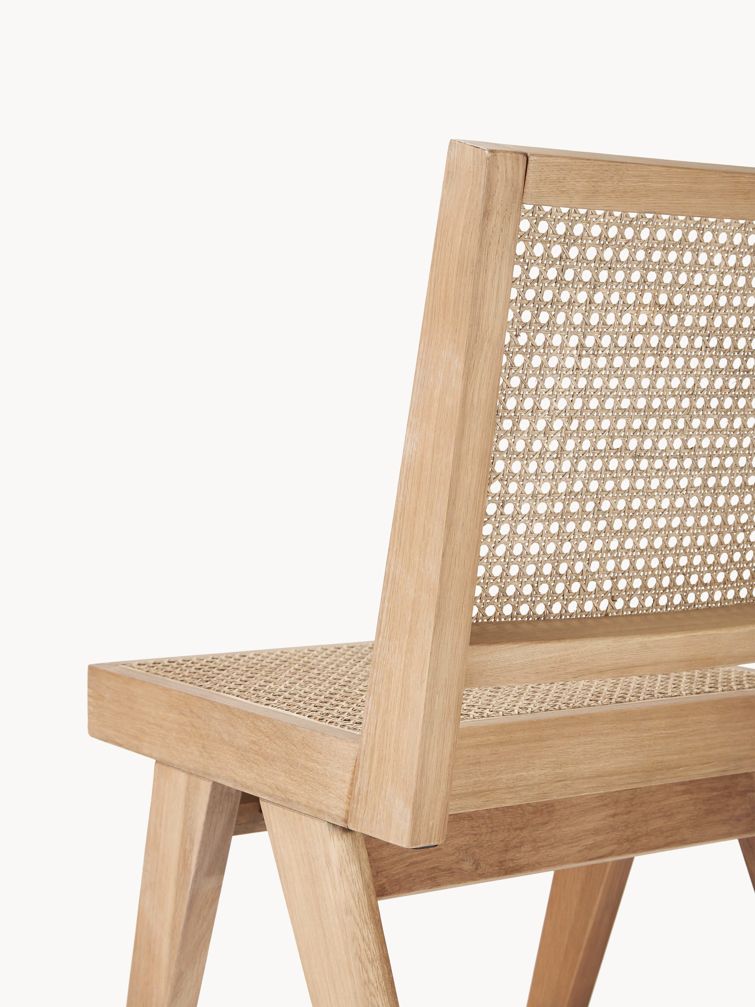 Sissi Wooden Dining Chair with Viennese Wickerwork