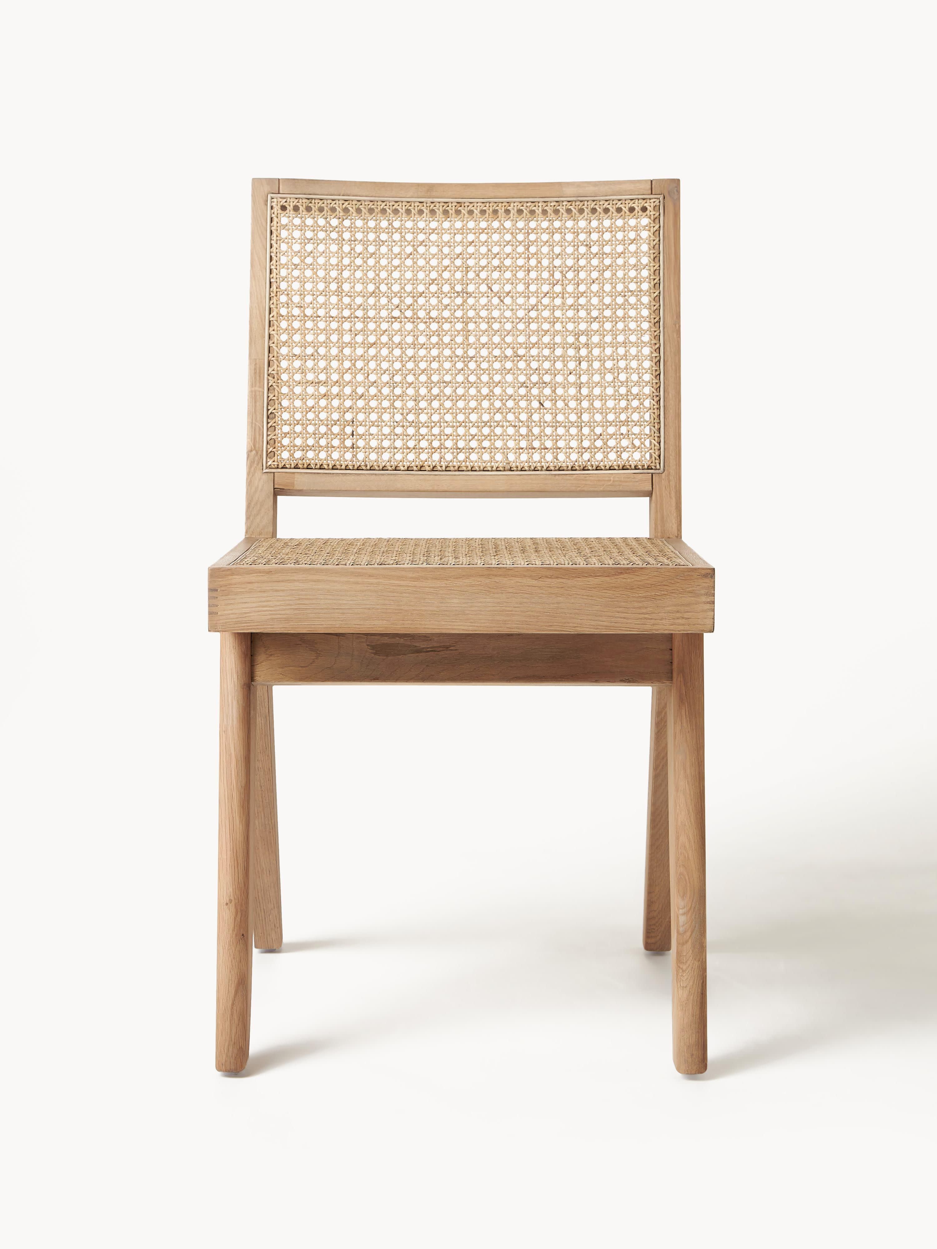 Sissi Wooden Dining Chair with Viennese Wickerwork