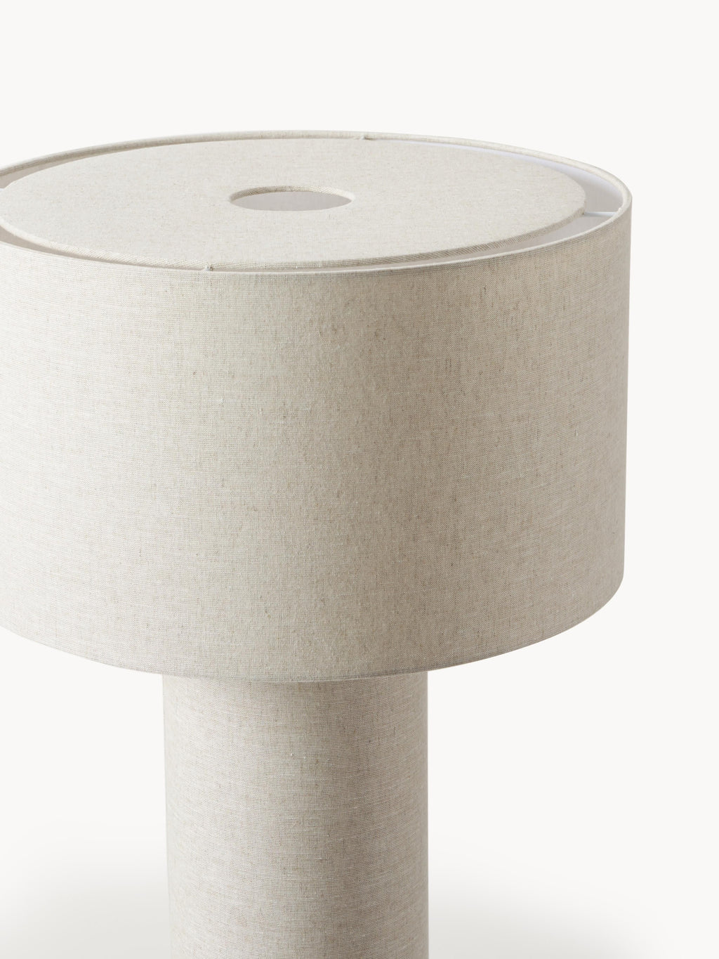 Ron Linen Floor Lamp