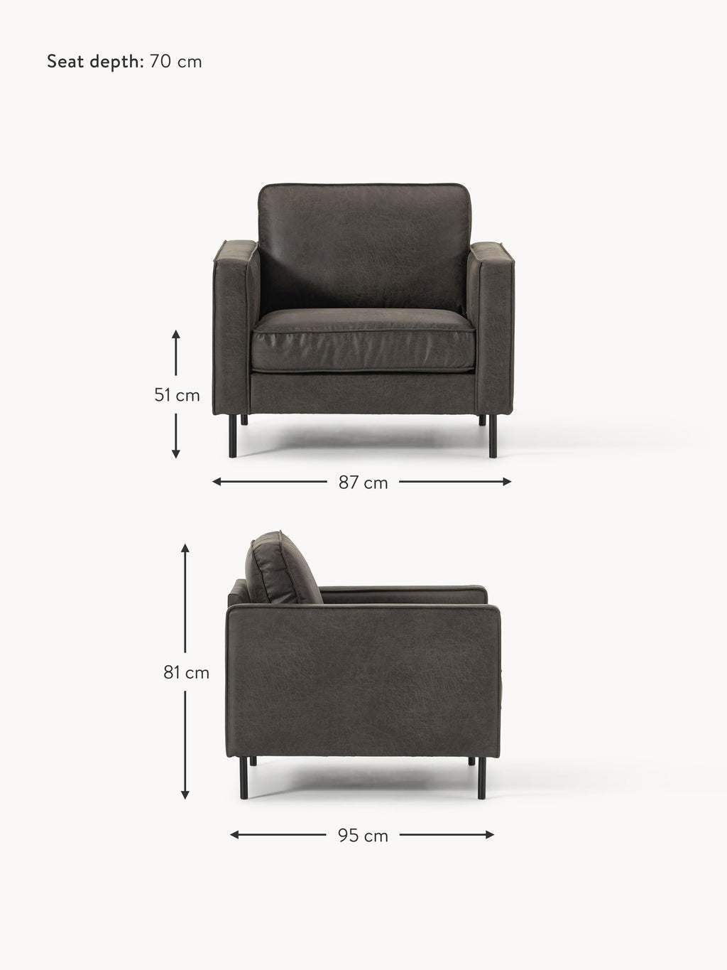 Hunter Leather Armchair