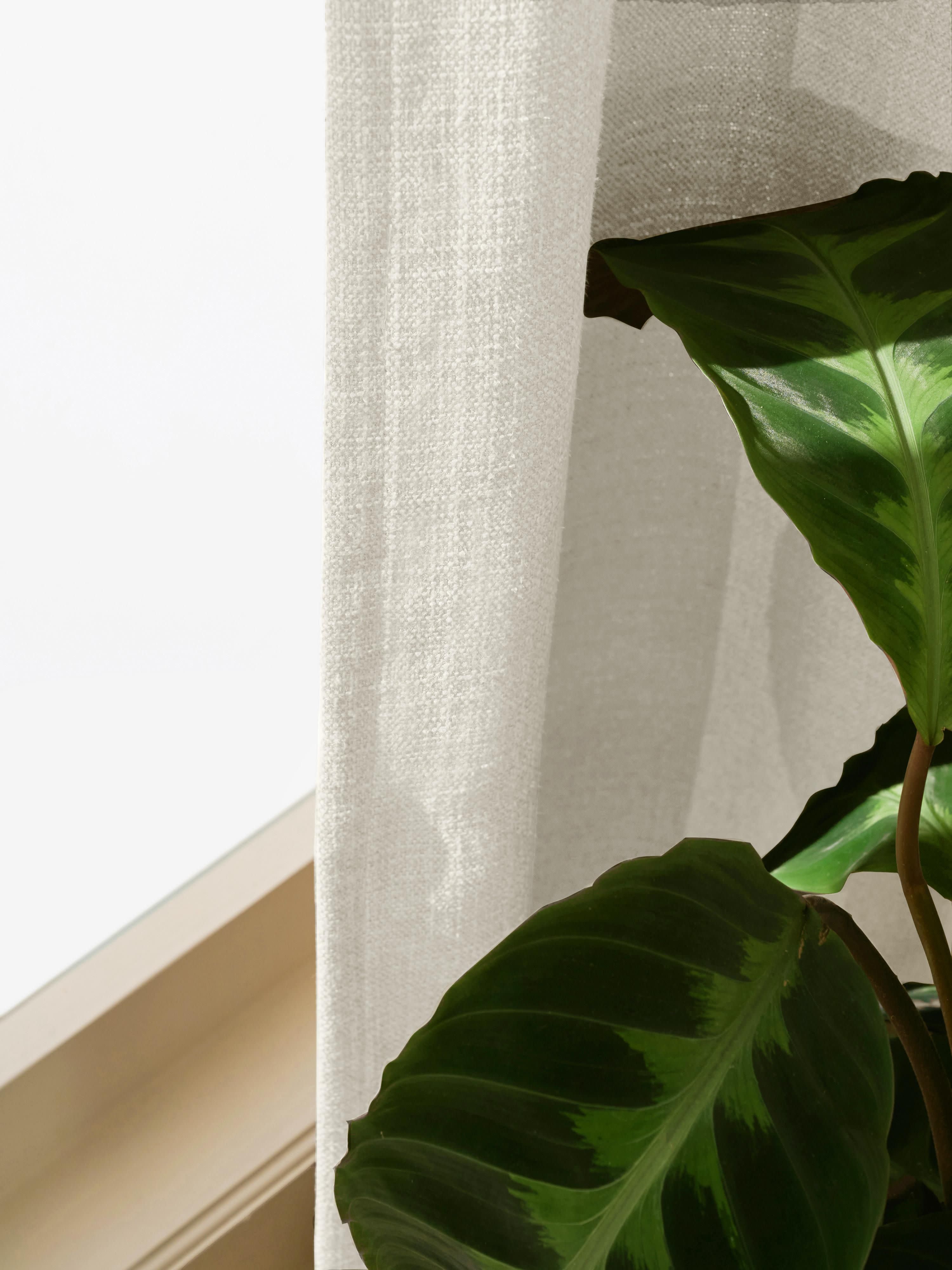 Jensen Opaque Multi-Band Curtains, Set of 2, W 130 cm