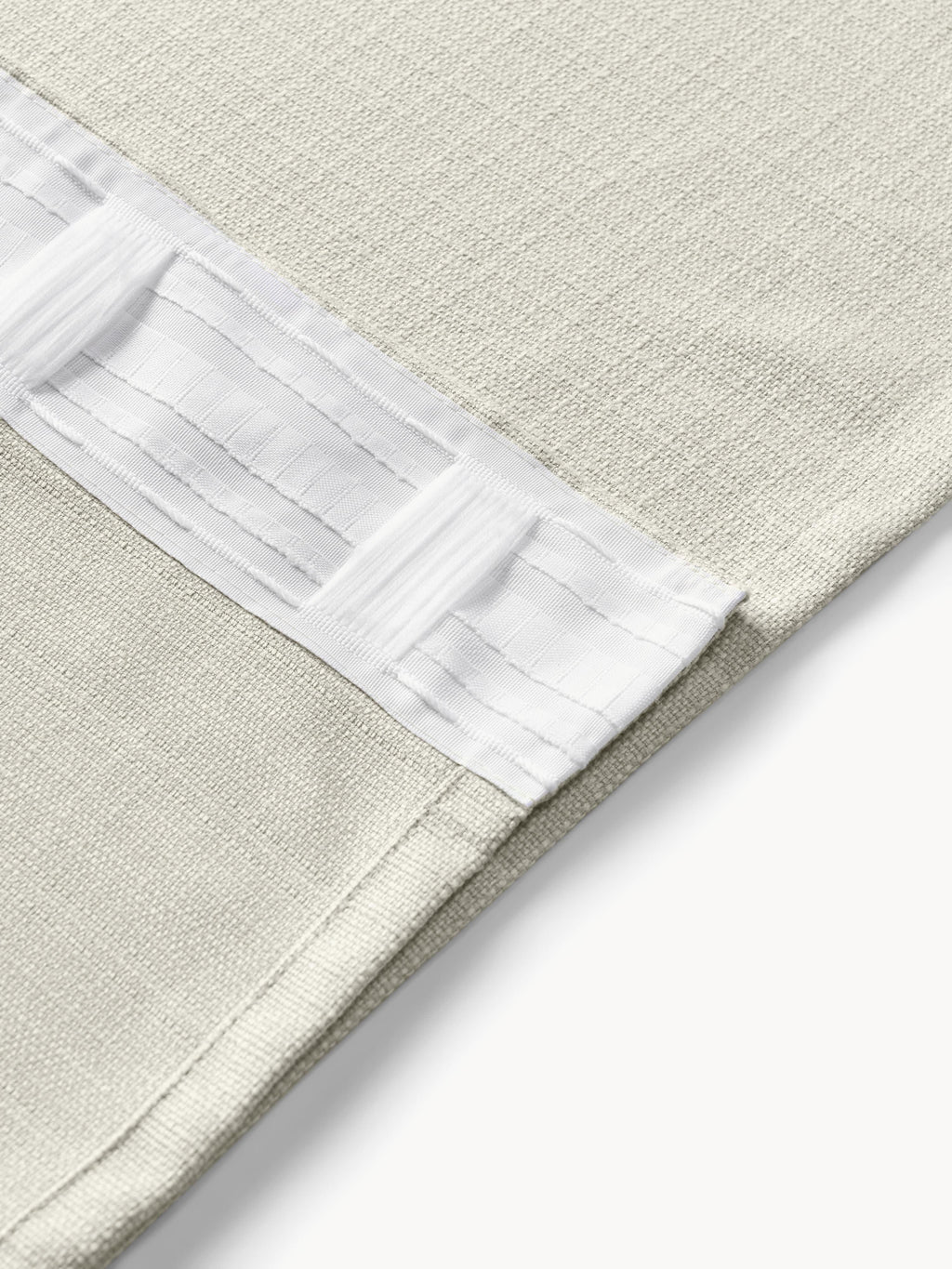 Jensen Opaque Multi-Band Curtains, Set of 2, W 130 cm