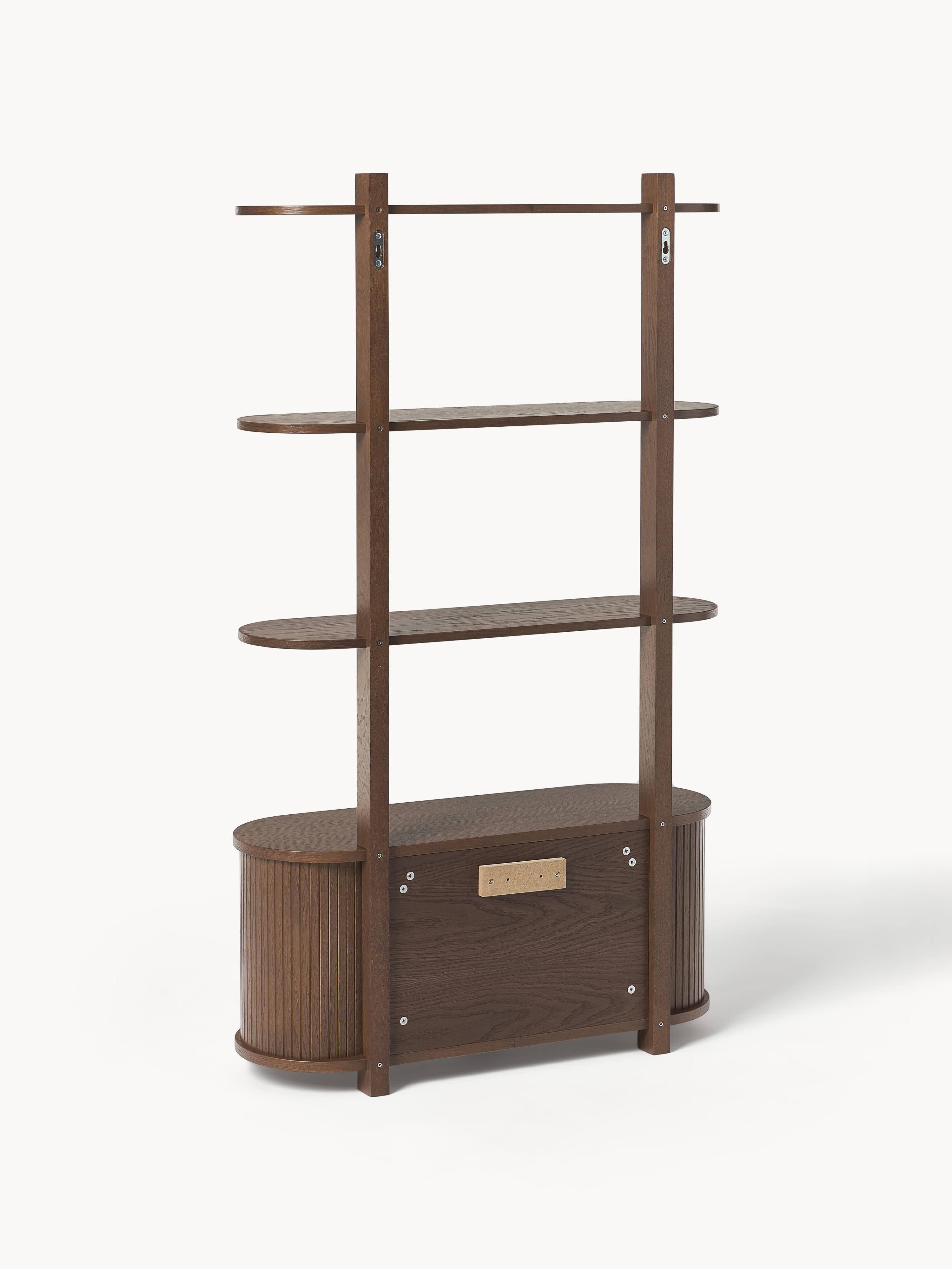 Calary Wall-Mounted Shelf with Fluted Front