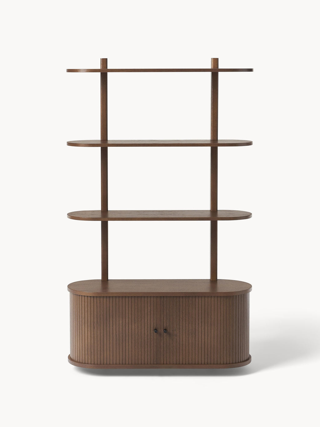 Calary Wall-Mounted Shelf with Fluted Front