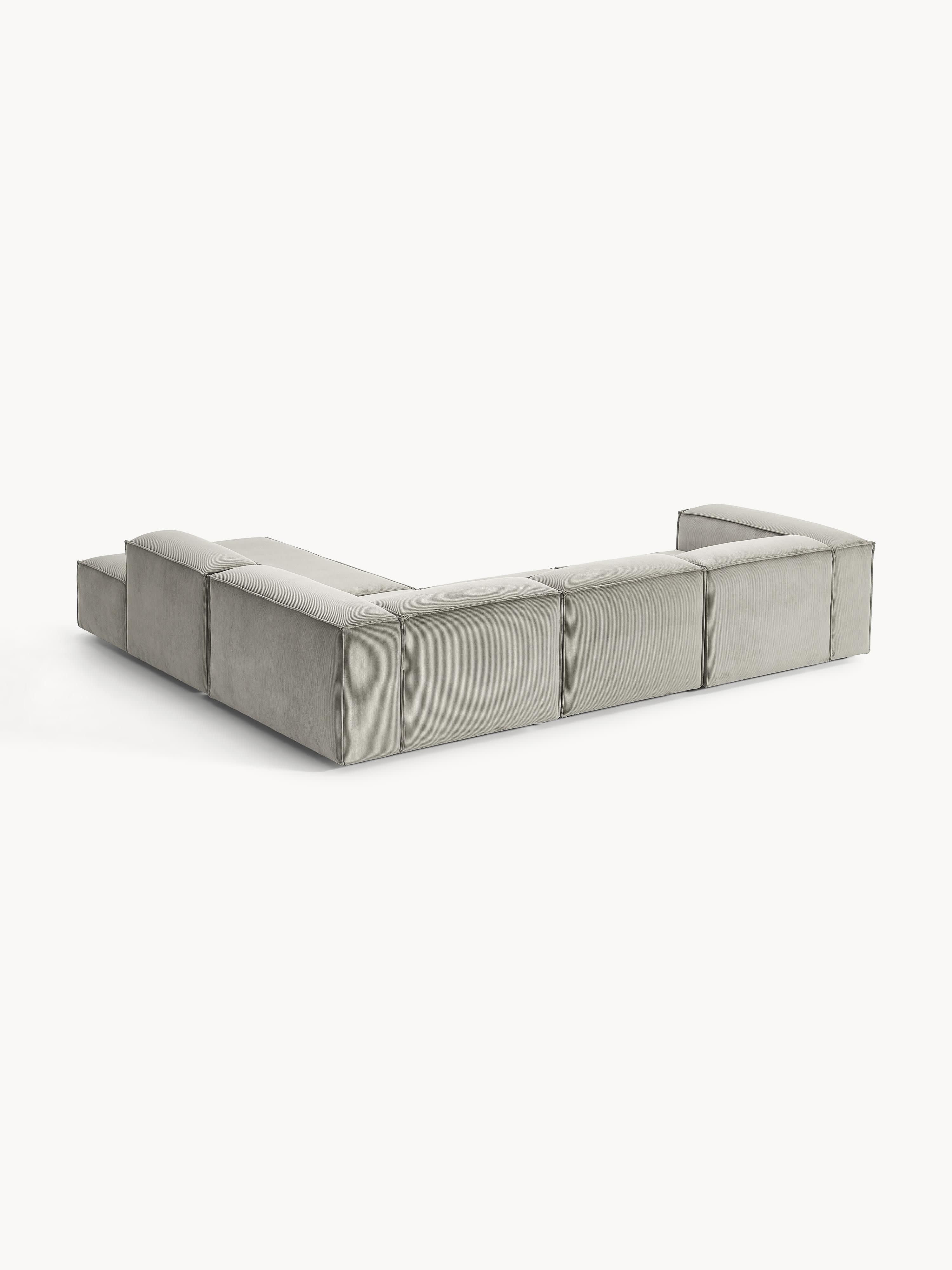 Lennon Corduroy Modular Corner Sofa (4-seater)