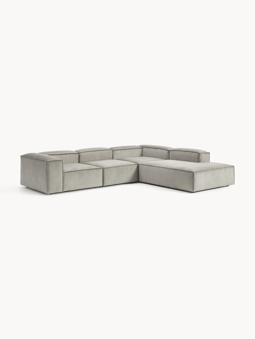 Lennon Corduroy Modular Corner Sofa (4-seater)