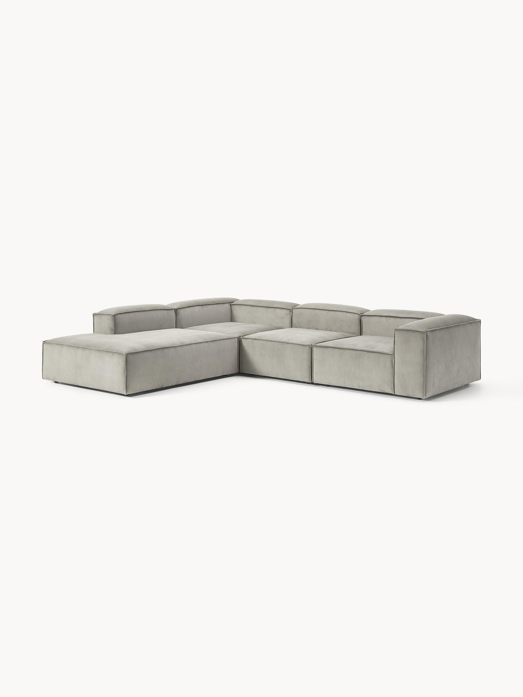 Lennon Corduroy Modular Corner Sofa (4-seater)