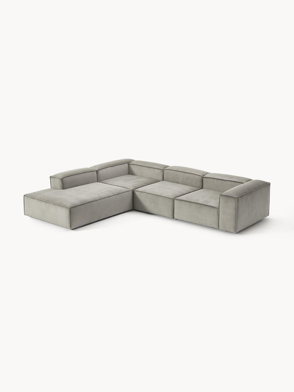 Lennon Corduroy Modular Corner Sofa (4-seater)