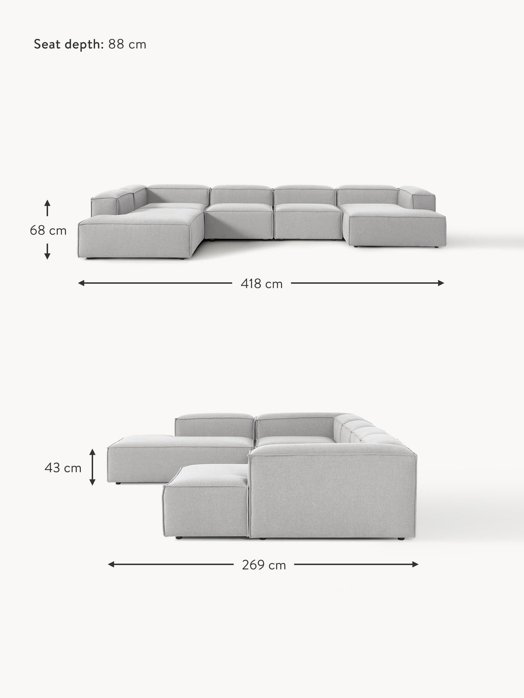 Lennon XL Modular Sofa