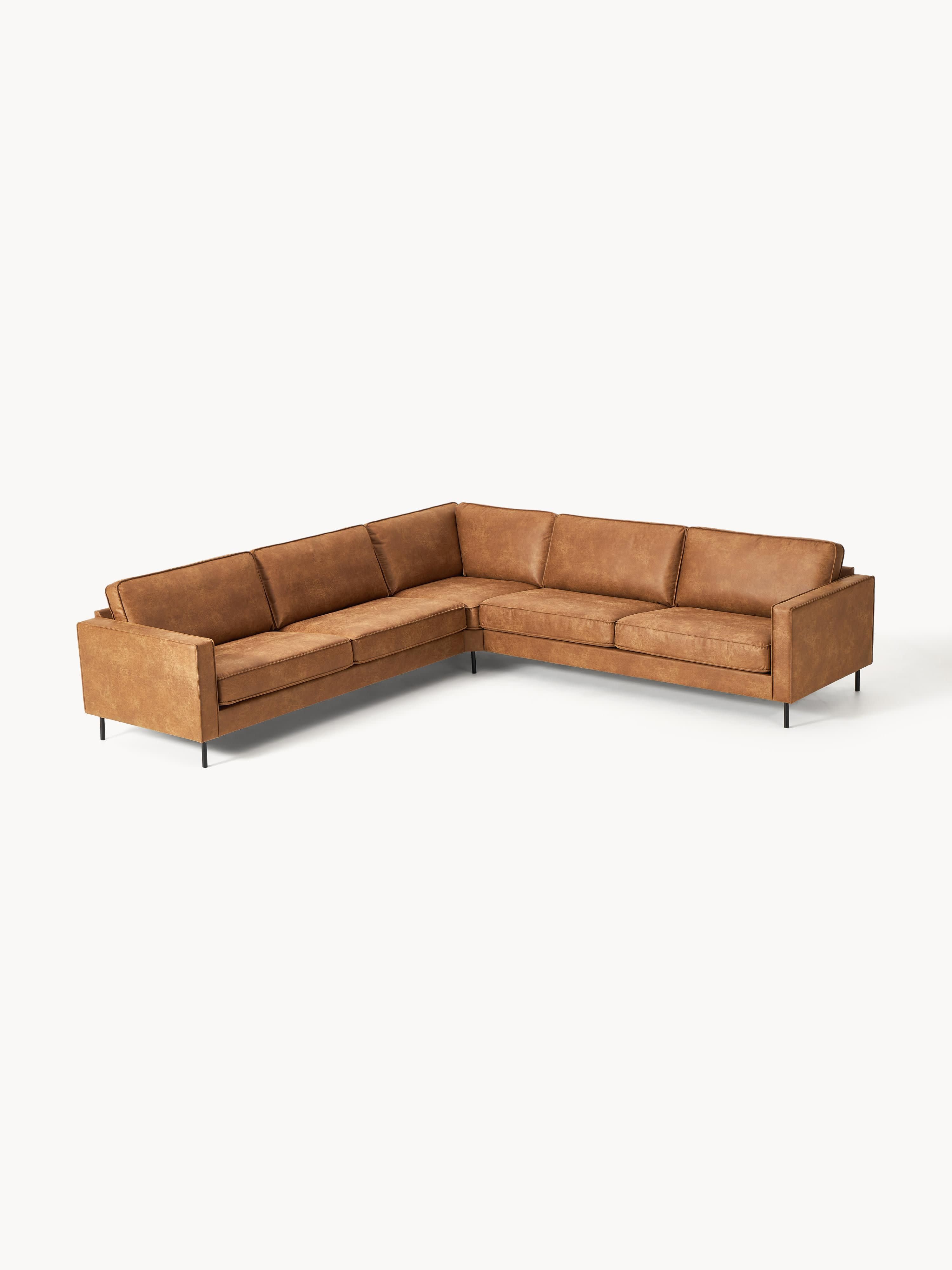 Gallery image 1 - XL Leather Corner Sofa Hunter