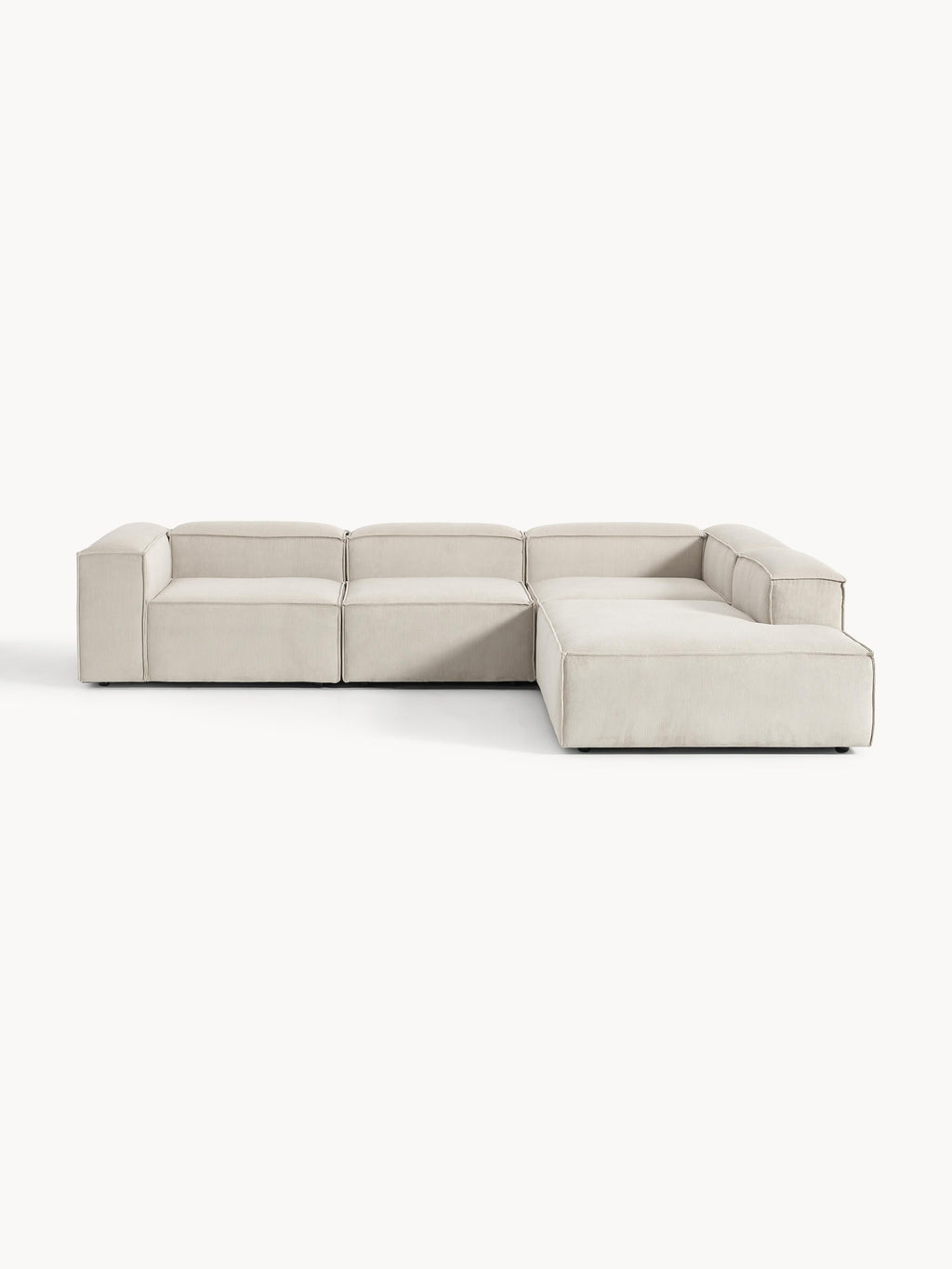Lennon Corduroy Modular Corner Sofa (4-seater)
