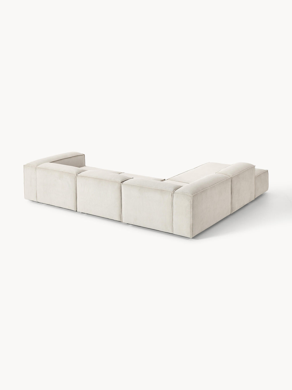 Lennon Corduroy Modular Corner Sofa (4-seater)