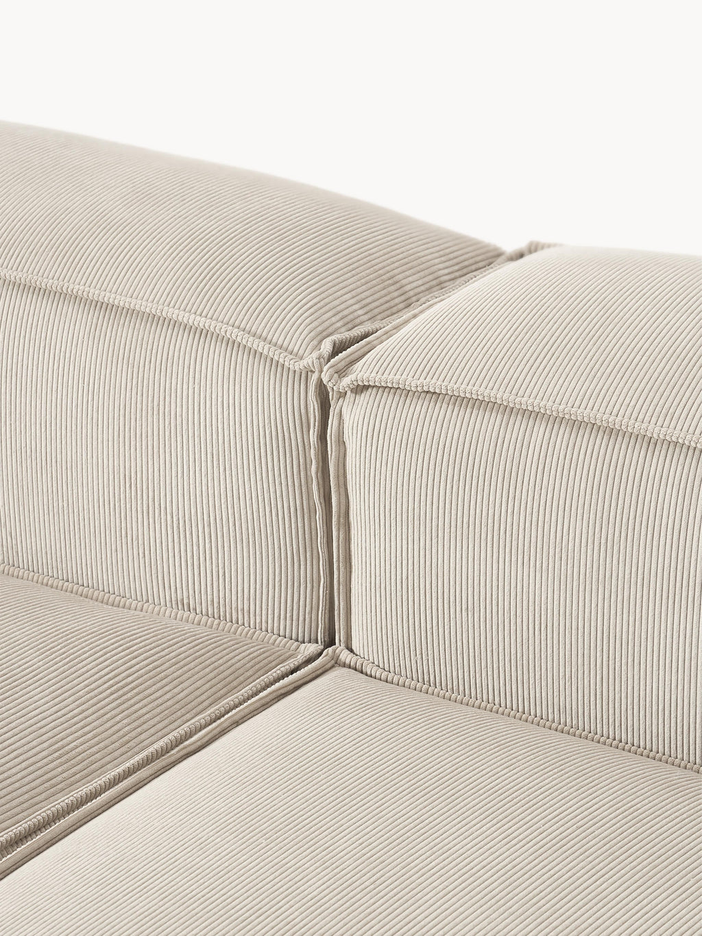 Lennon Corduroy Modular Corner Sofa (4-seater)