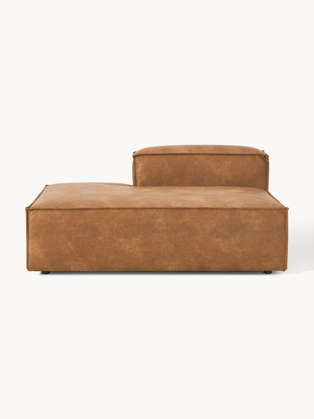 Gallery image 1 - Leather Chaise Module Lennon