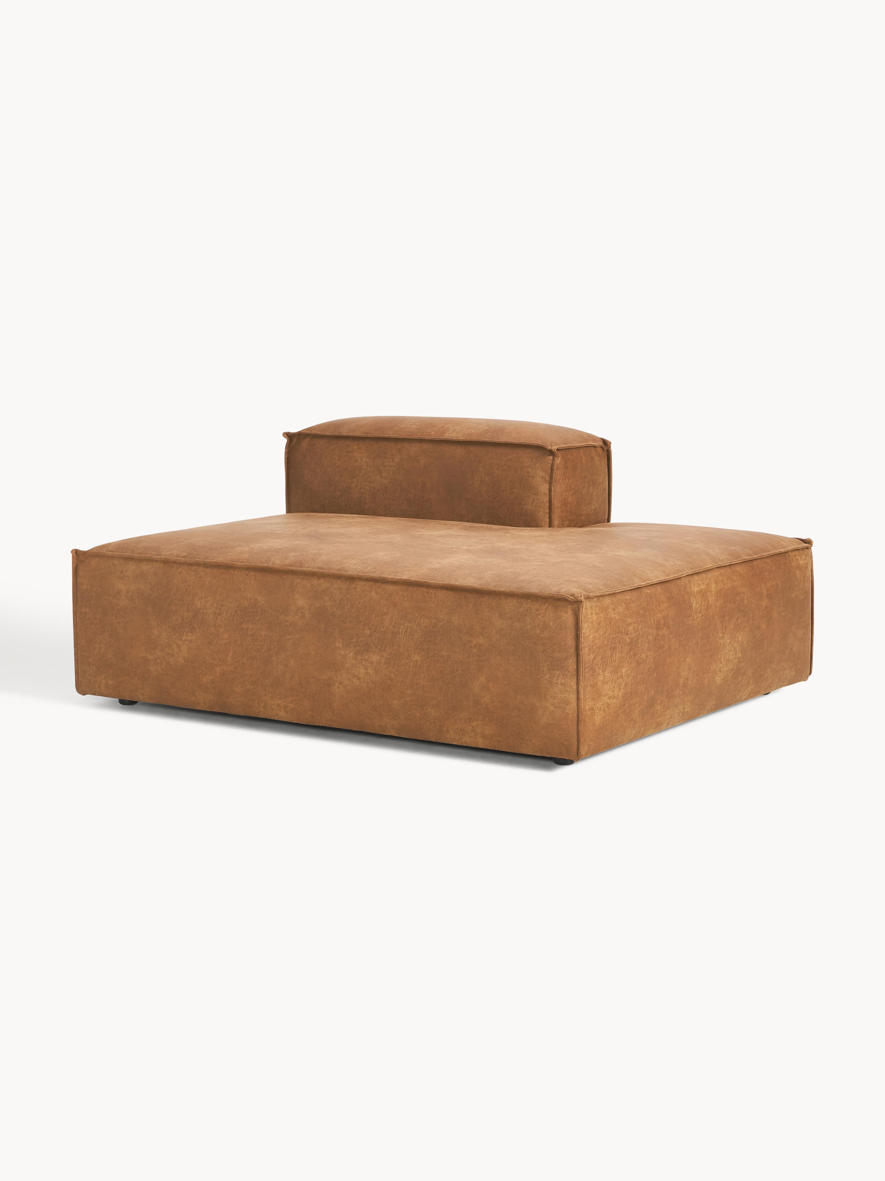 Lennon Leather Chaise Module