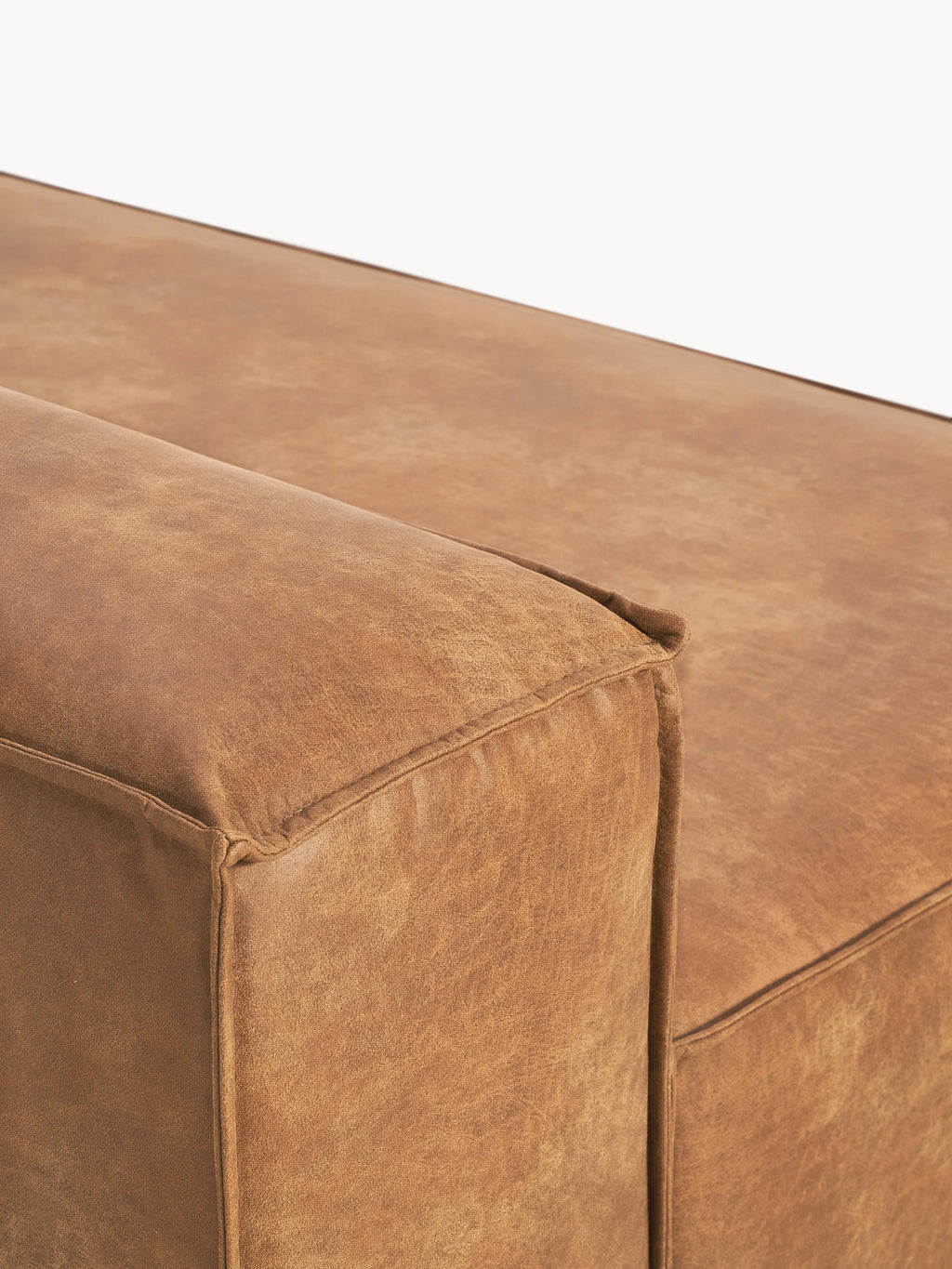Lennon Leather Chaise Module