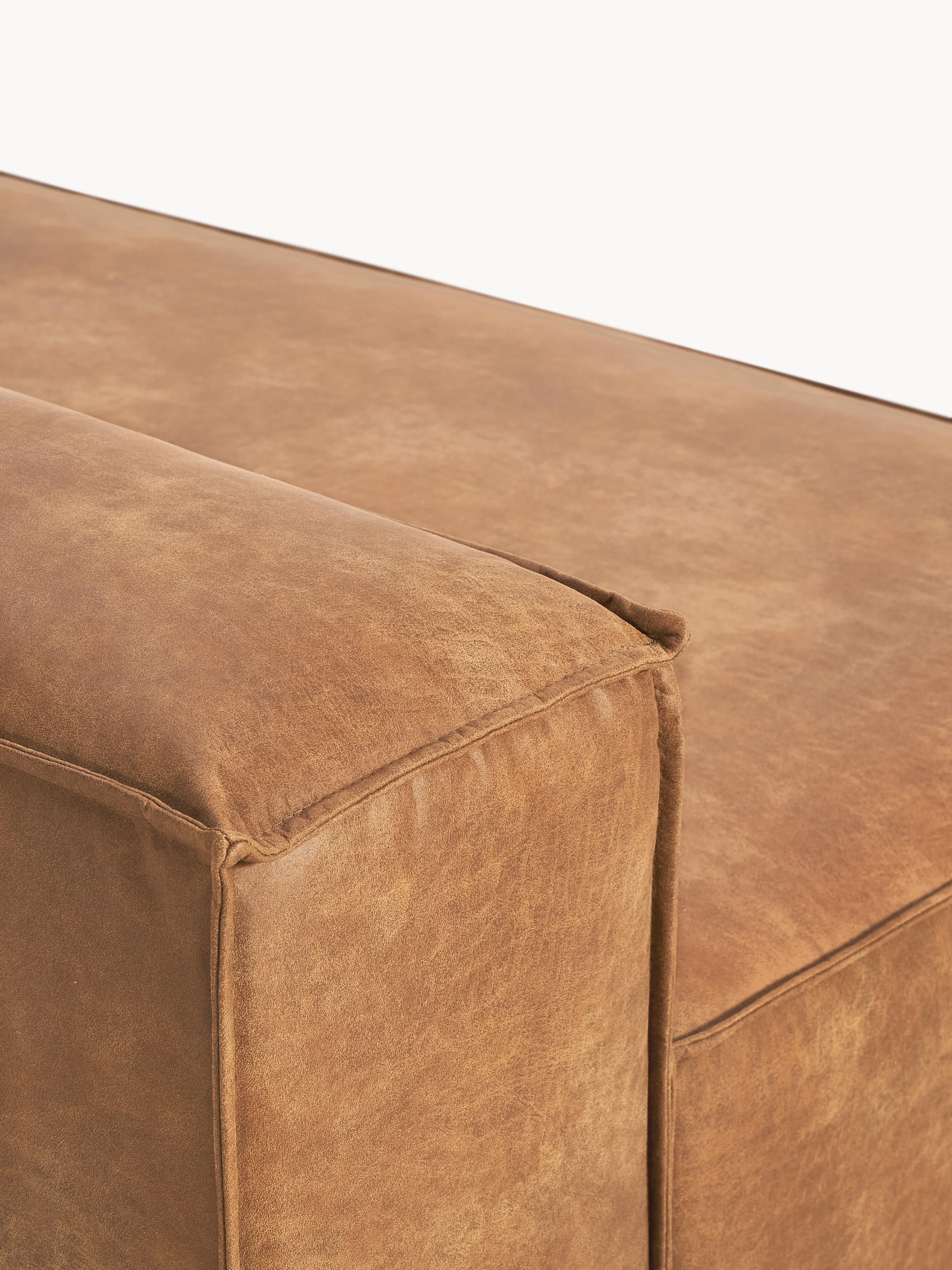Lennon Leather Chaise Module