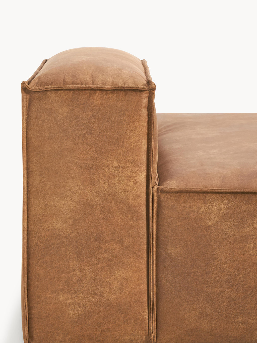 Lennon Leather Chaise Module