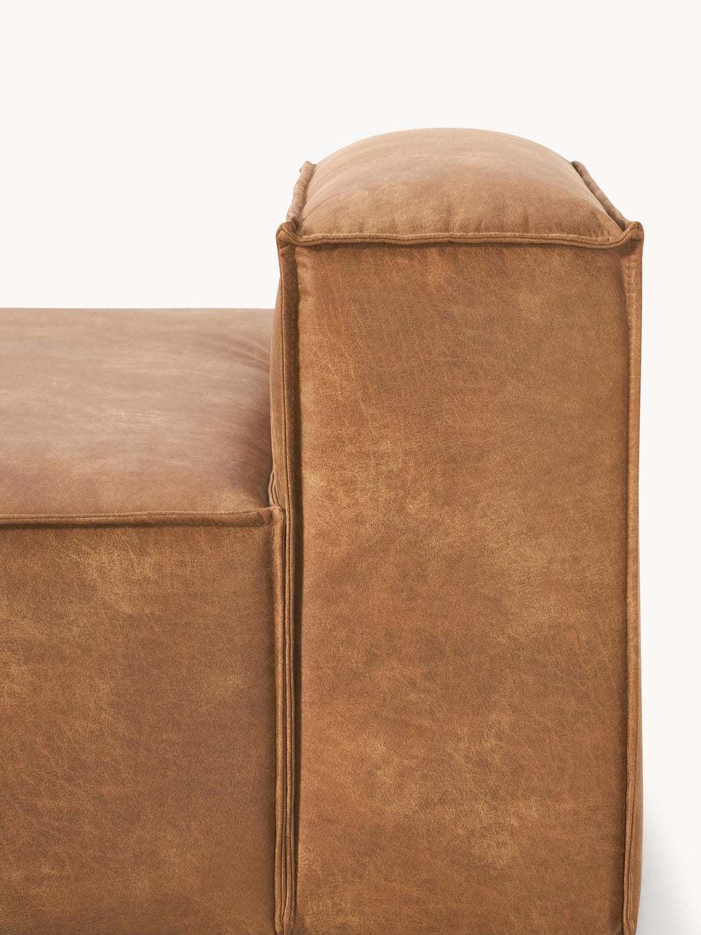 Lennon Leather Chaise Module