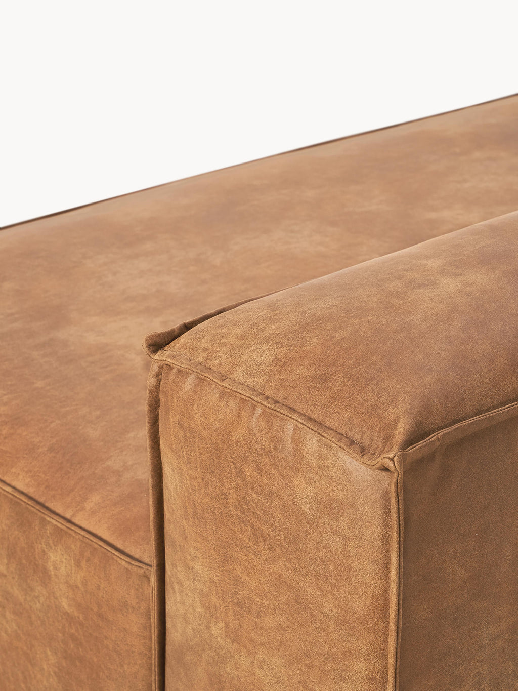 Lennon Leather Chaise Module
