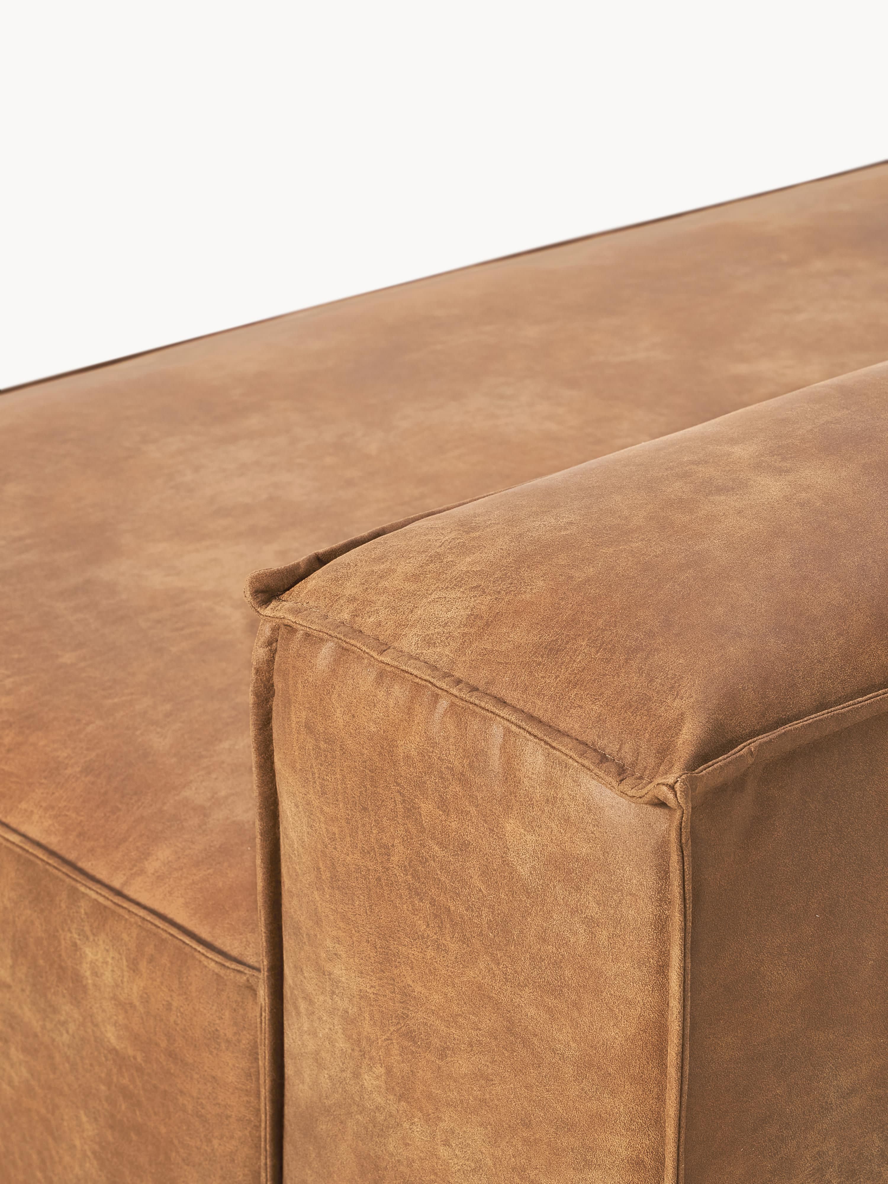 Lennon Leather Chaise Module