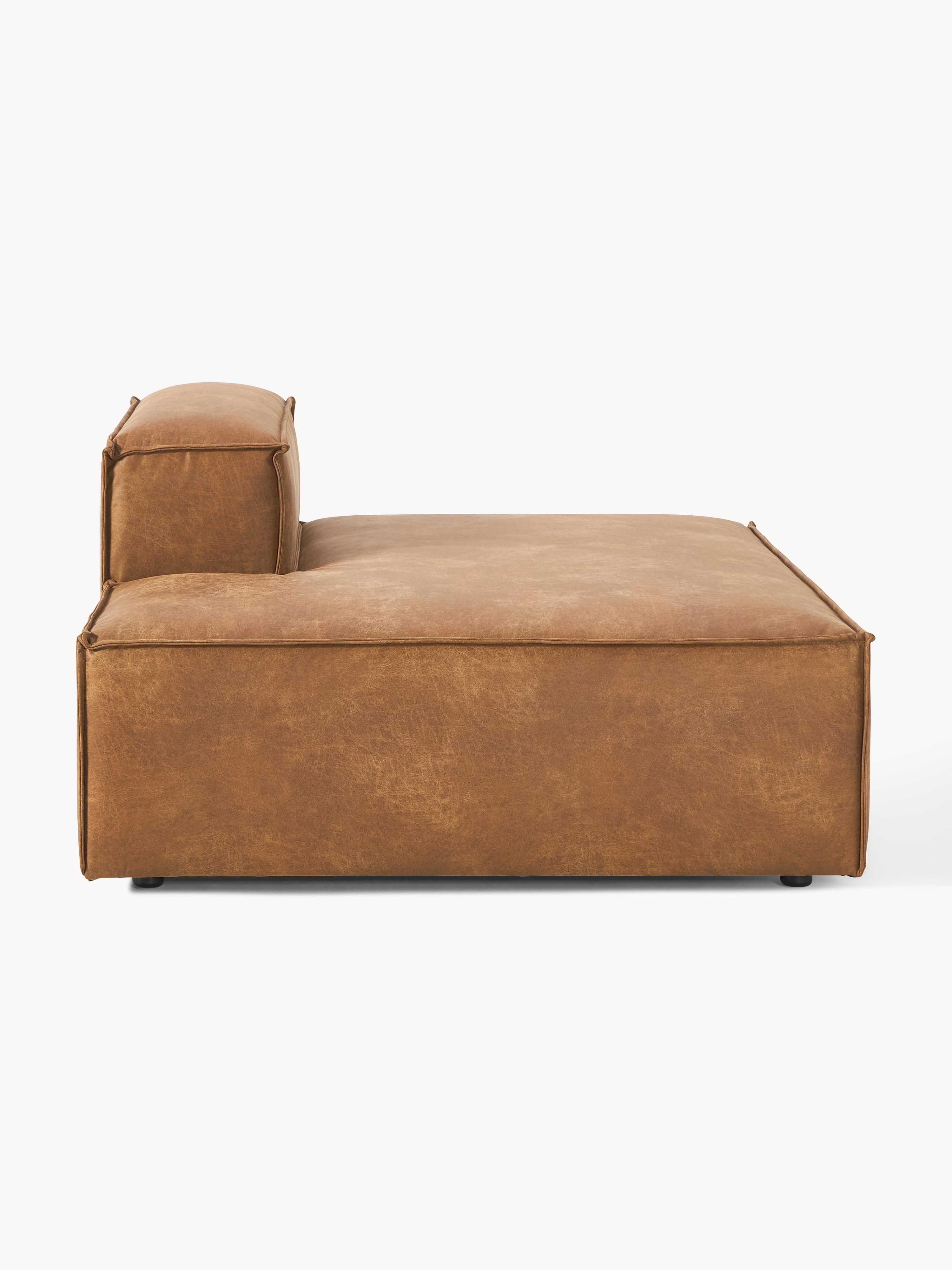 Lennon Leather Chaise Module