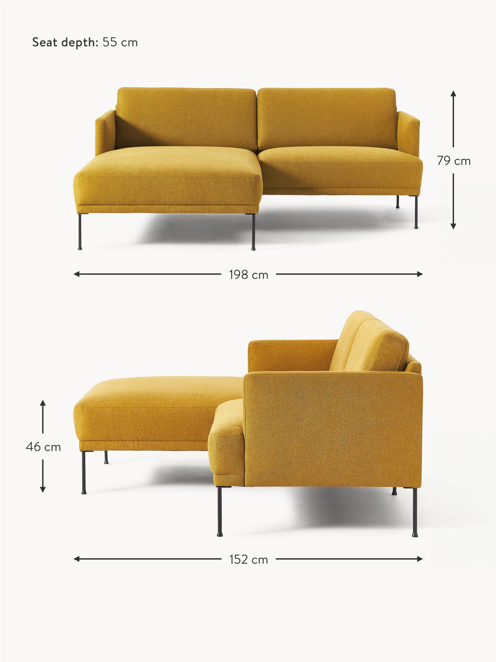 Fluente Small Corner Sofa
