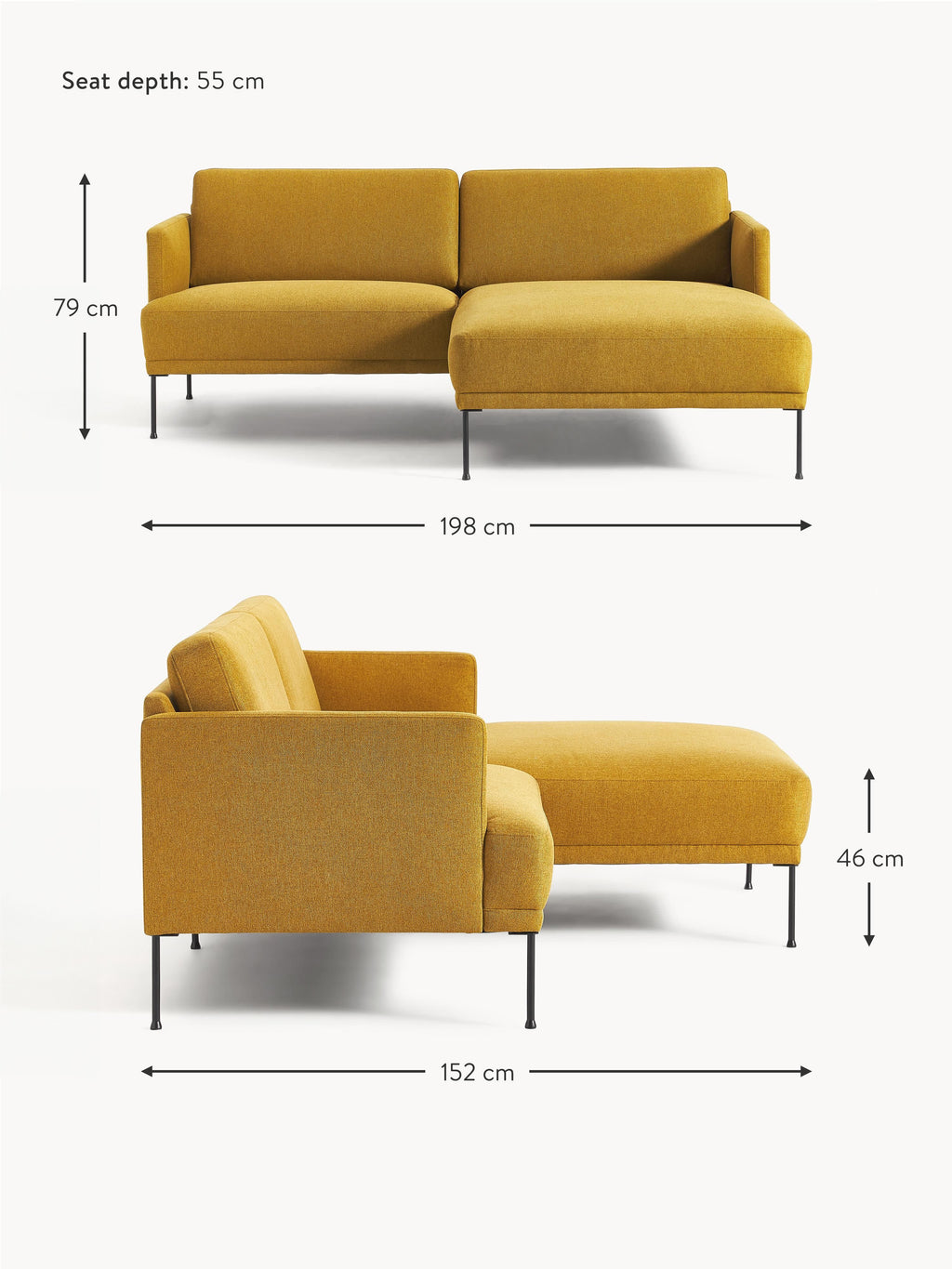 Fluente Small Corner Sofa