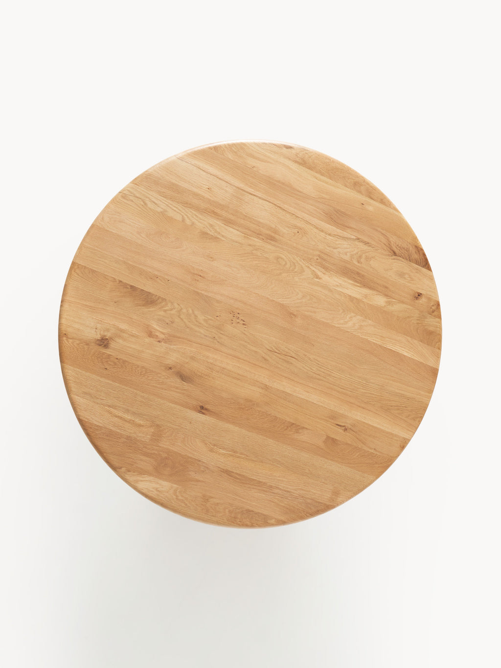 Nelly Round Dining Table with Groove Structure, in various sizes