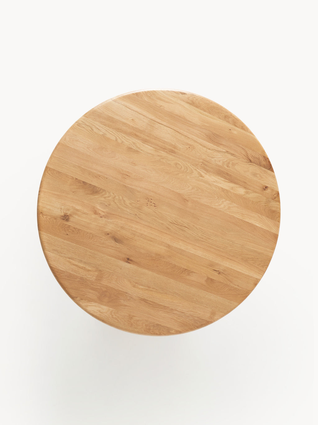 Nelly Round Dining Table with Groove Structure, in various sizes