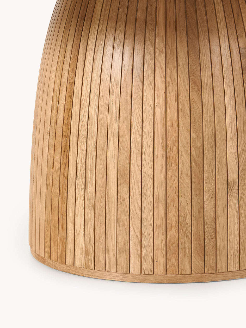 Nelly Round Dining Table with Groove Structure, in various sizes