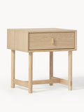 Gallery image 1 - Oak Wood Bedside Table Diana with Drawer