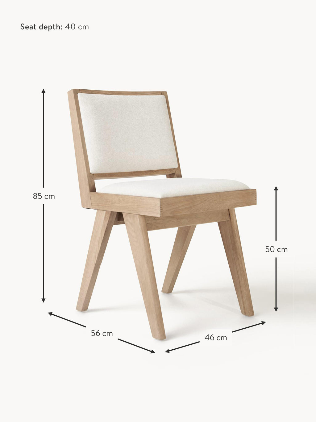 Sissi Upholstered Wooden Dining Chair