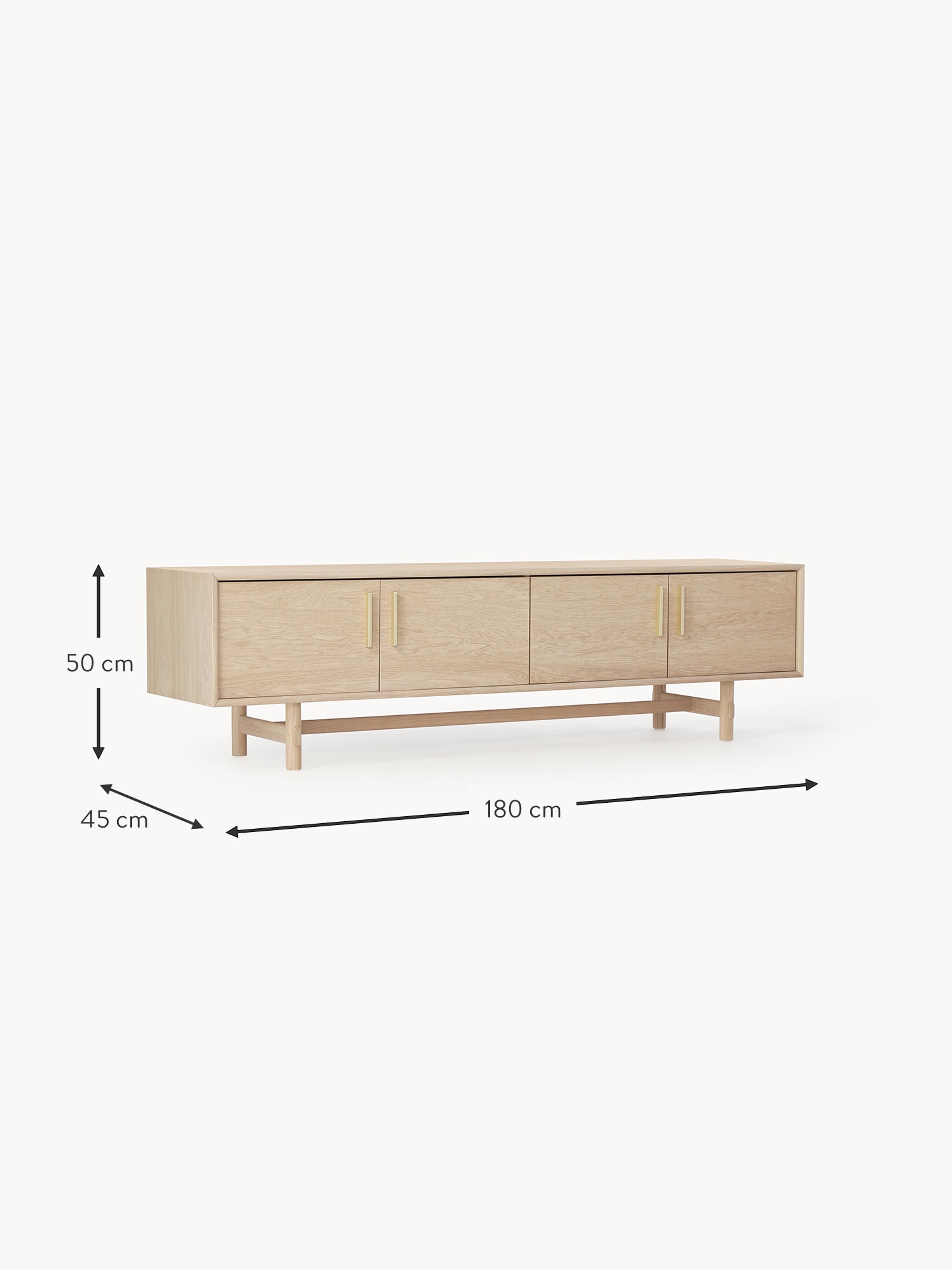Diana Oak Wood Lowboard