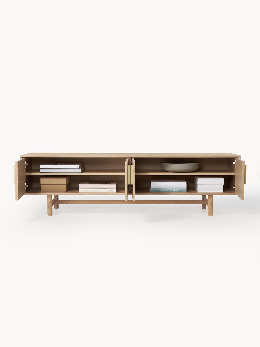 Diana Oak Wood Lowboard