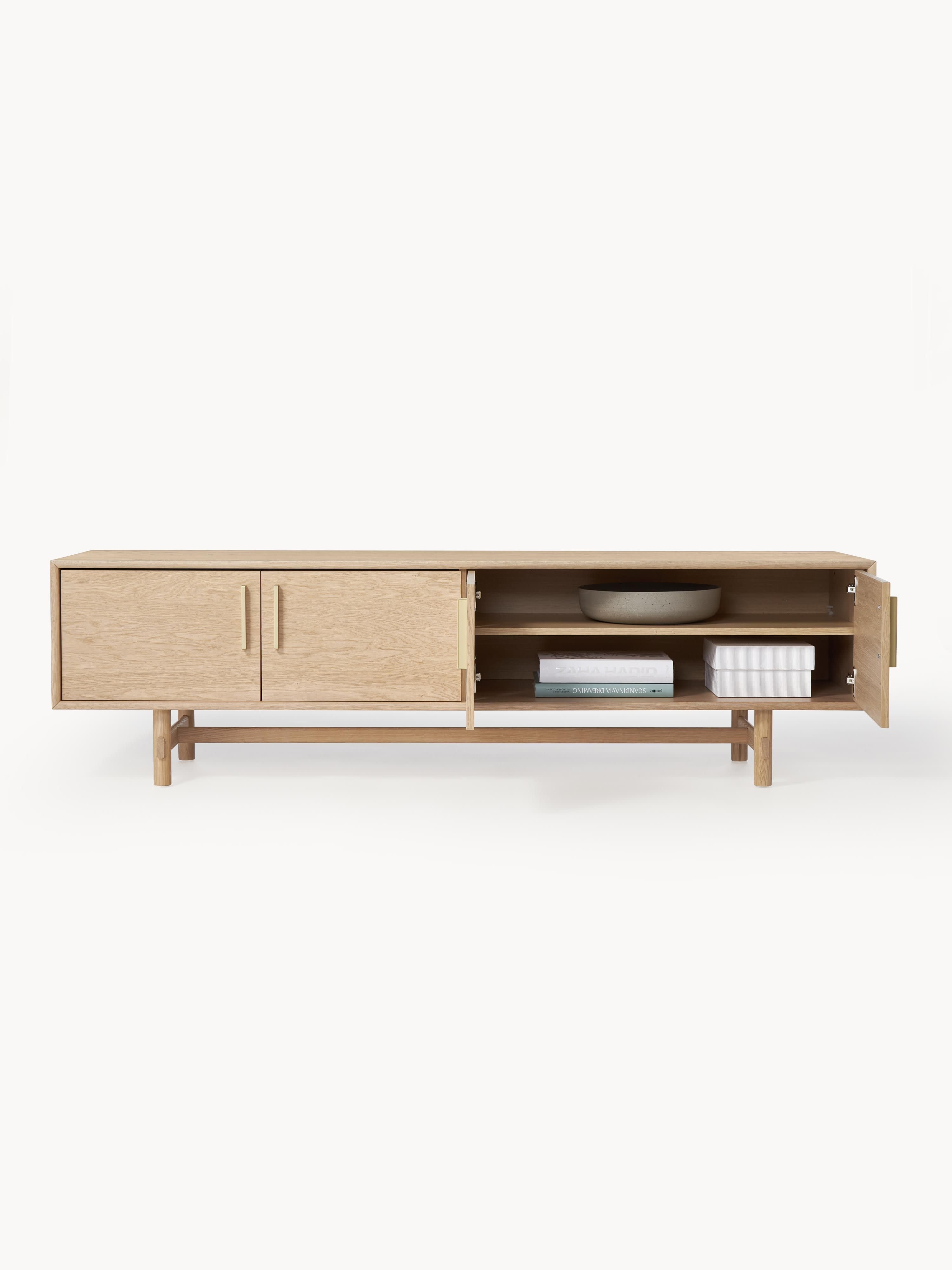 Diana Oak Wood Lowboard