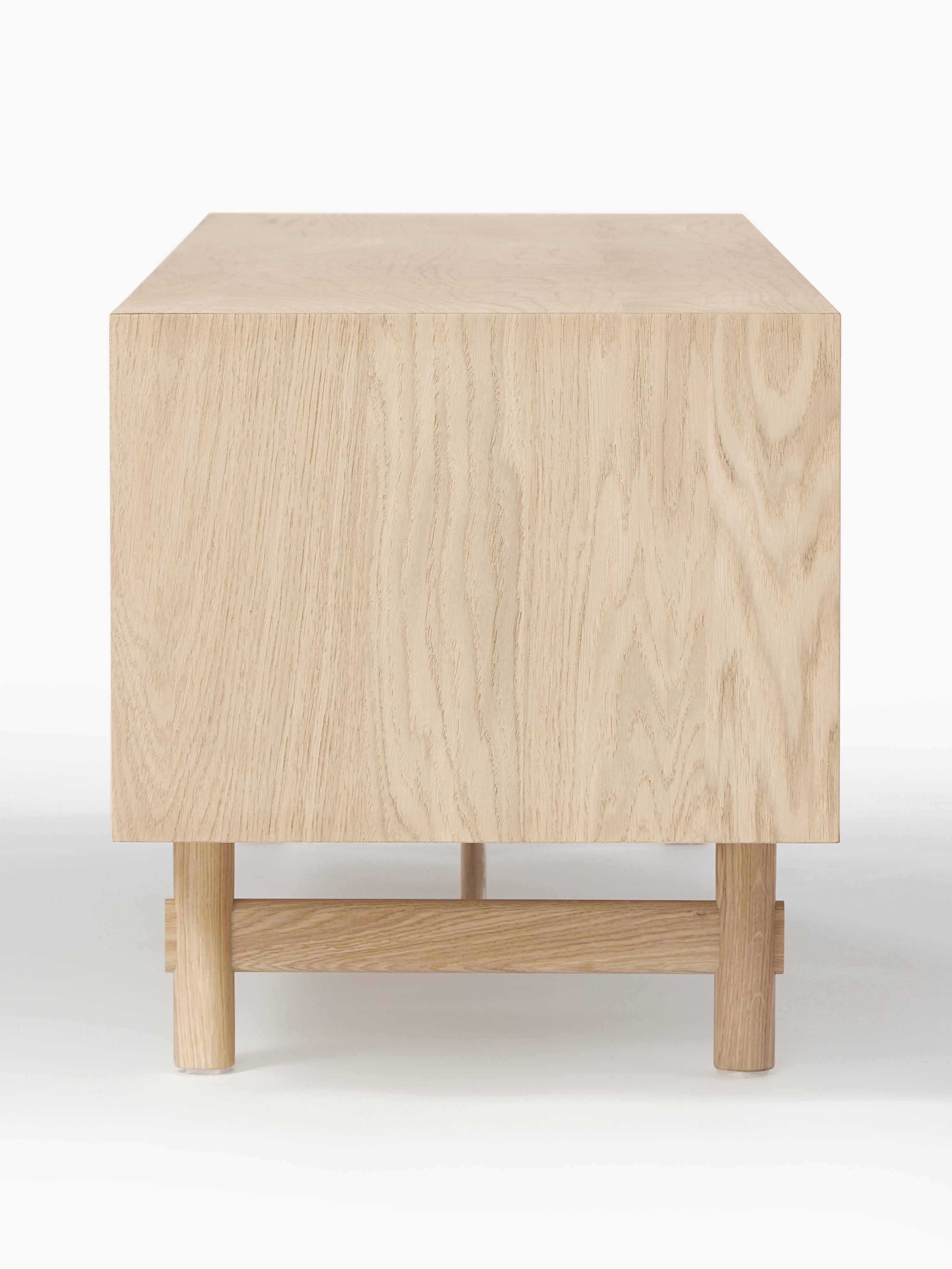 Diana Oak Wood Lowboard