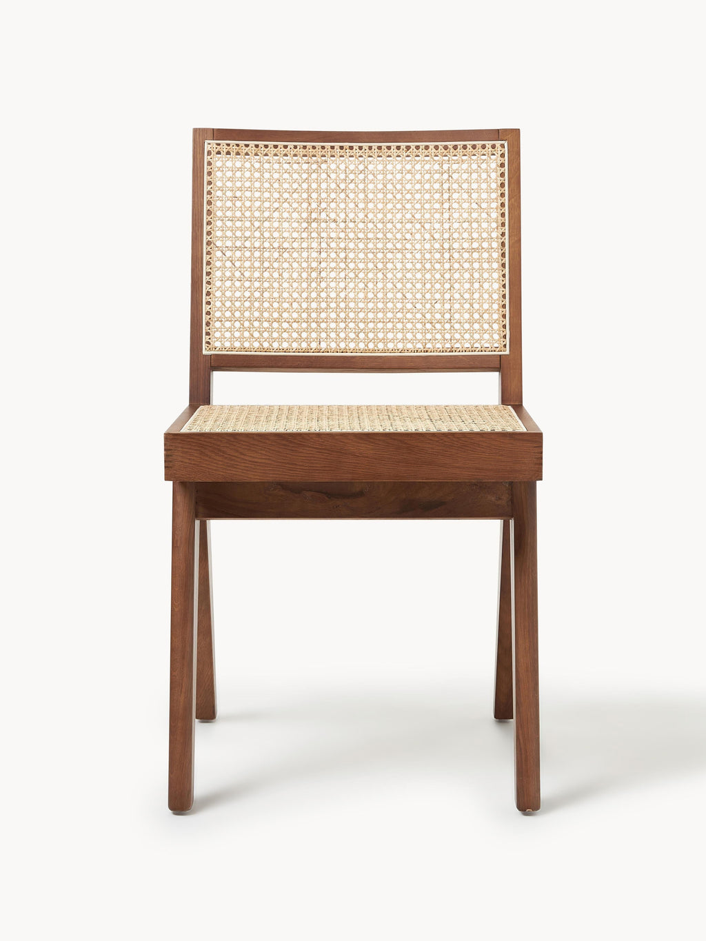 Sissi Wooden Dining Chair with Viennese Wickerwork