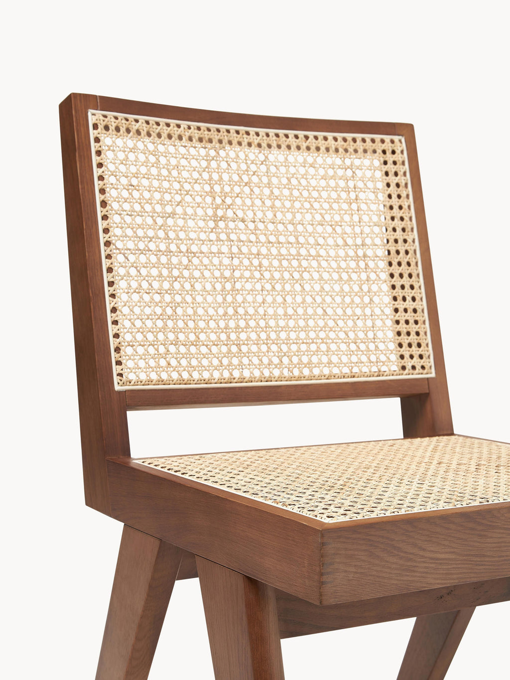 Sissi Wooden Dining Chair with Viennese Wickerwork