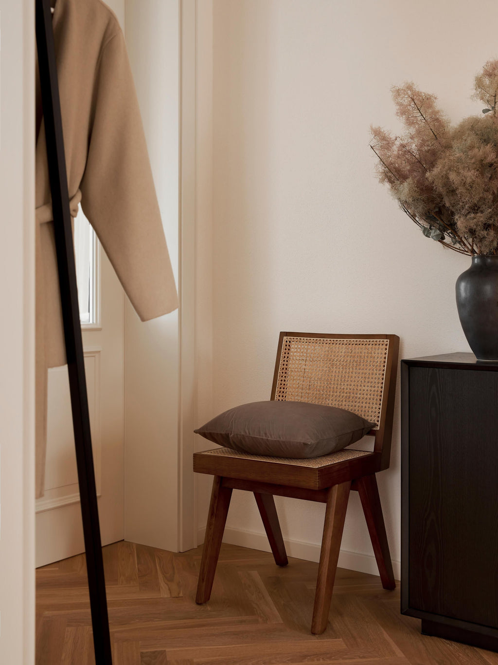 Sissi Wooden Dining Chair with Viennese Wickerwork