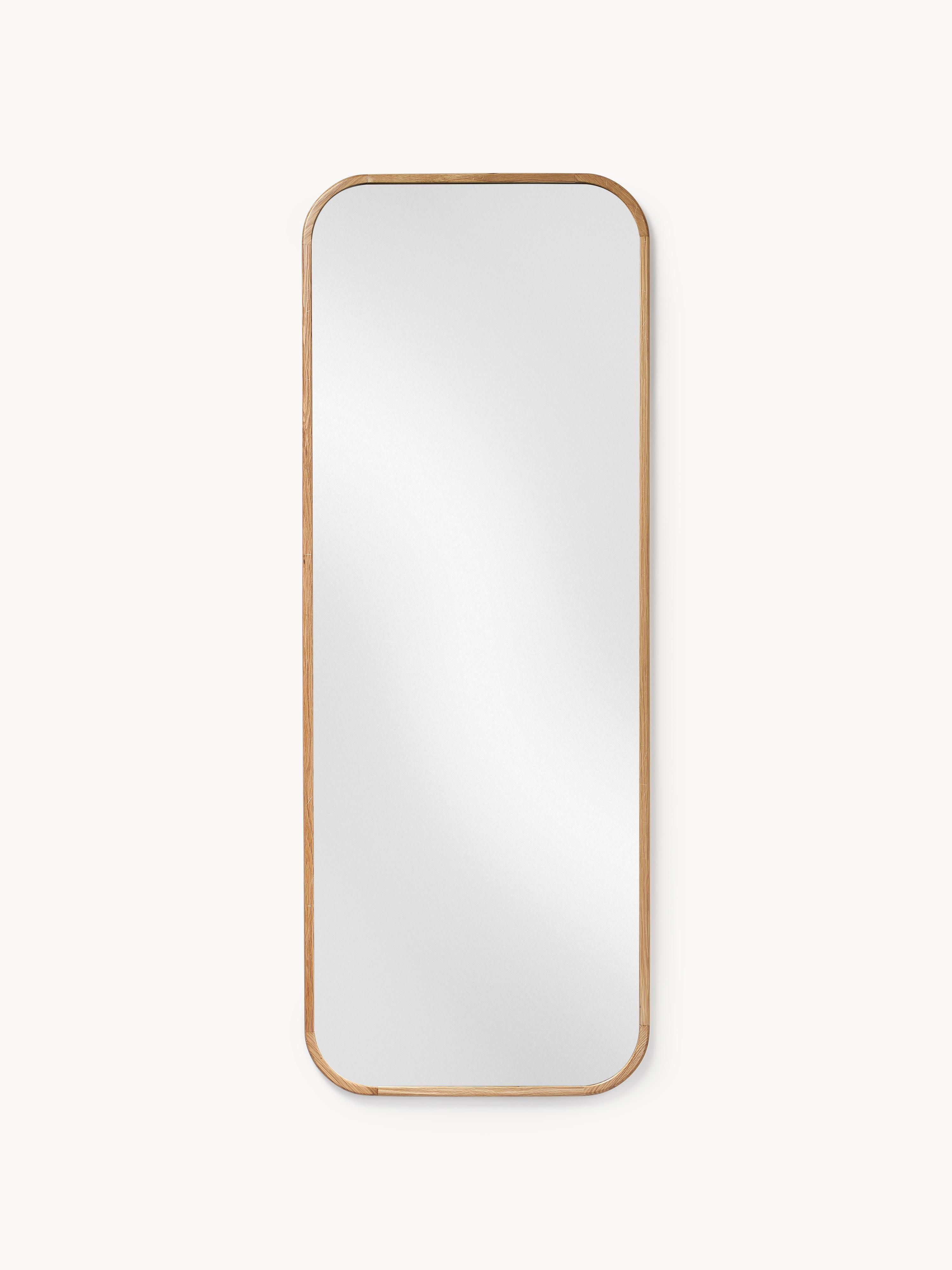 Gallery image 1 - Full-Length Wall Mirror Levan with Oak Wood Frame
