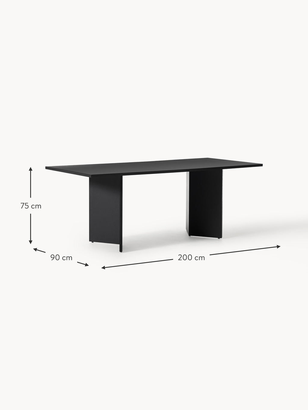 Toni Wooden Dining Table, in various sizes