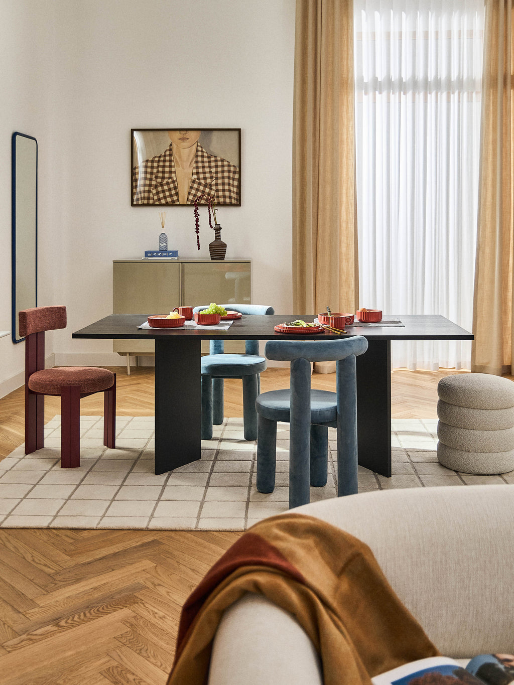 Toni Wooden Dining Table, in various sizes