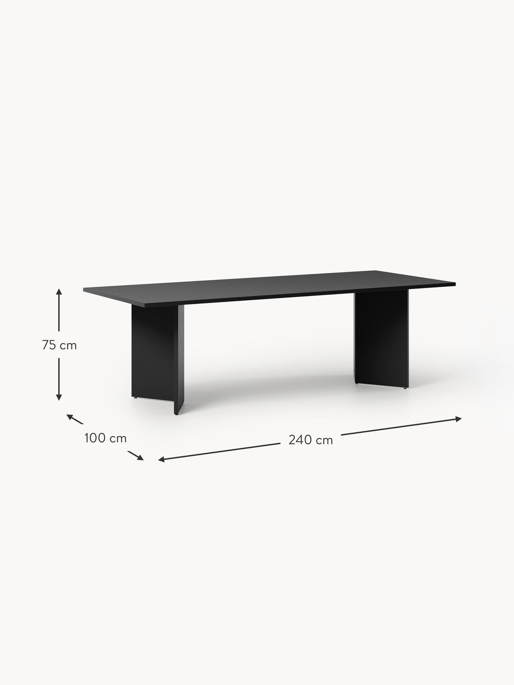 Toni Wooden Dining Table, in various sizes