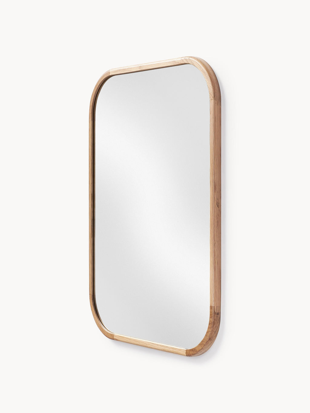 Levan Wall Mirror with Oak Wood Frame