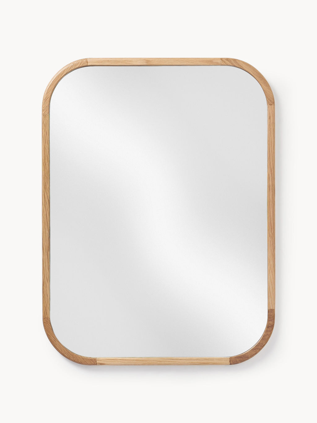 Gallery image 1 - Wall Mirror Levan with Oak Wood Frame