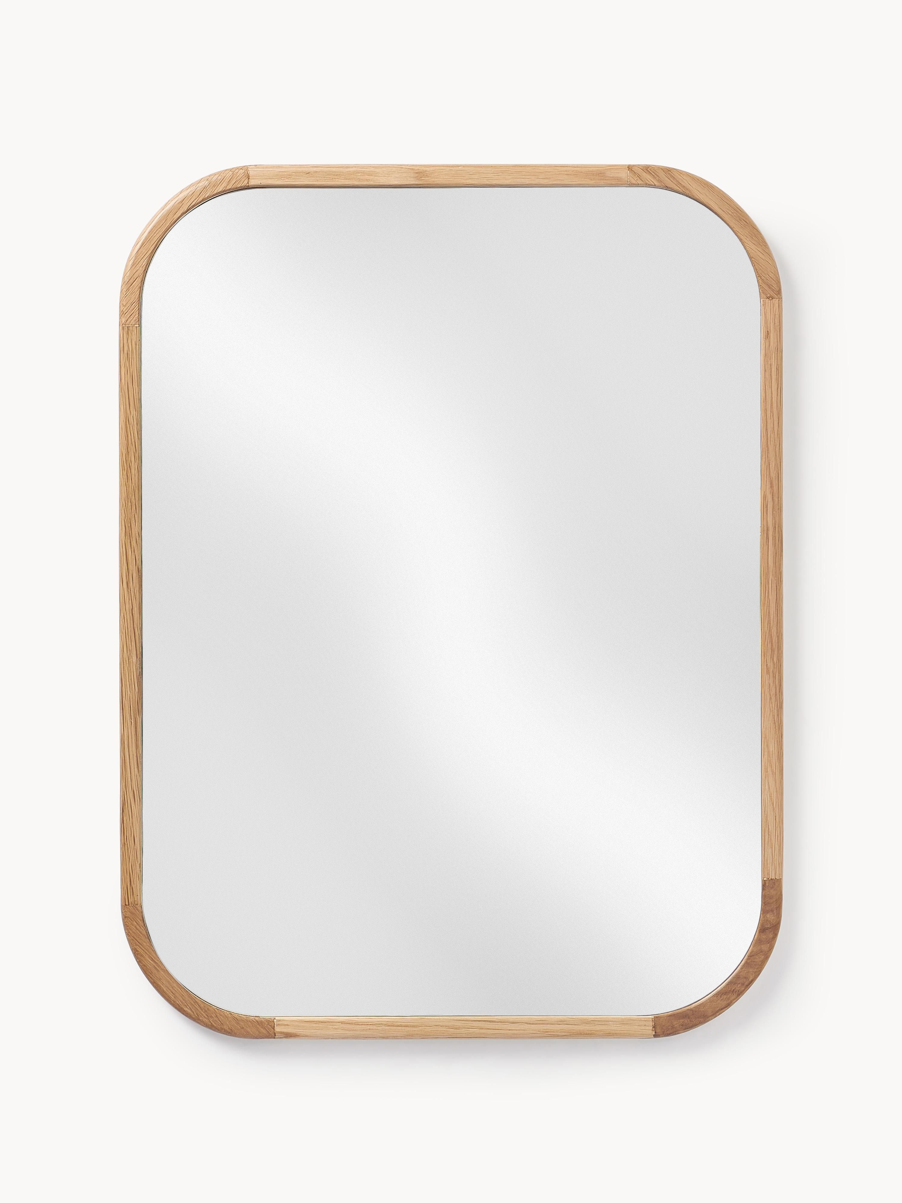 Gallery image 1 - Wall Mirror Levan with Oak Wood Frame