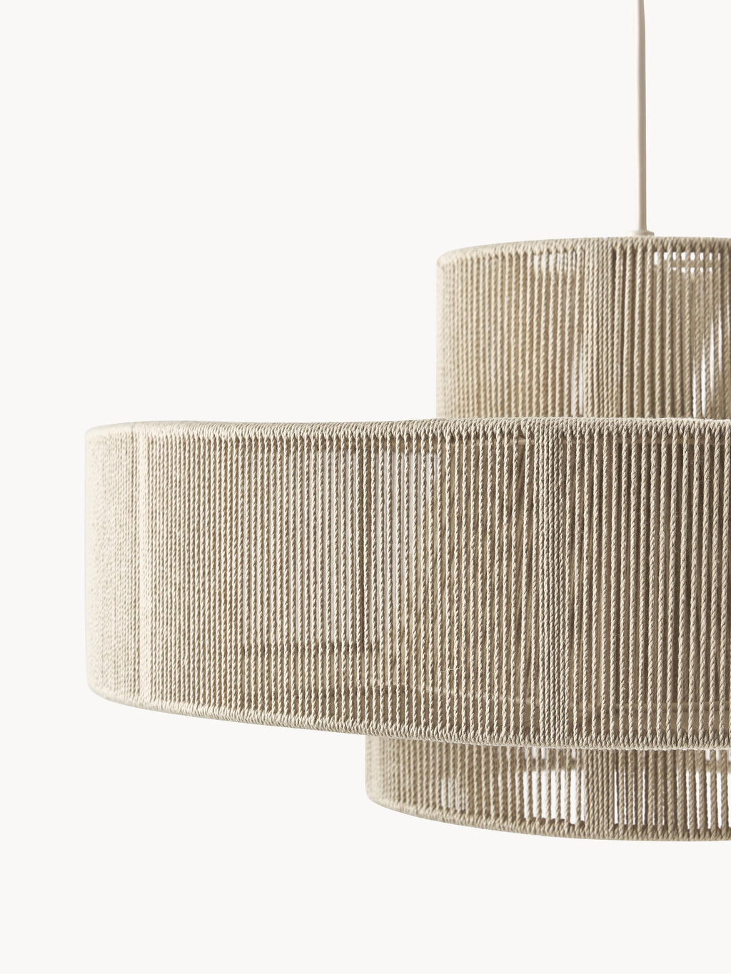 Lace Large Linen Thread Pendant Light