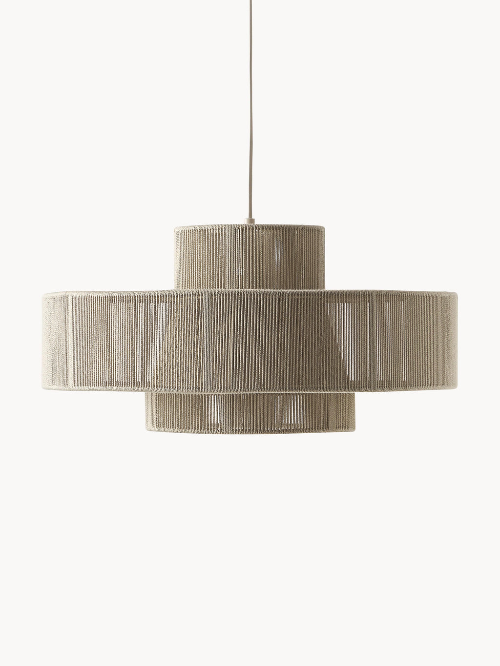 Gallery image 1 - Large Linen Thread Pendant Light Lace