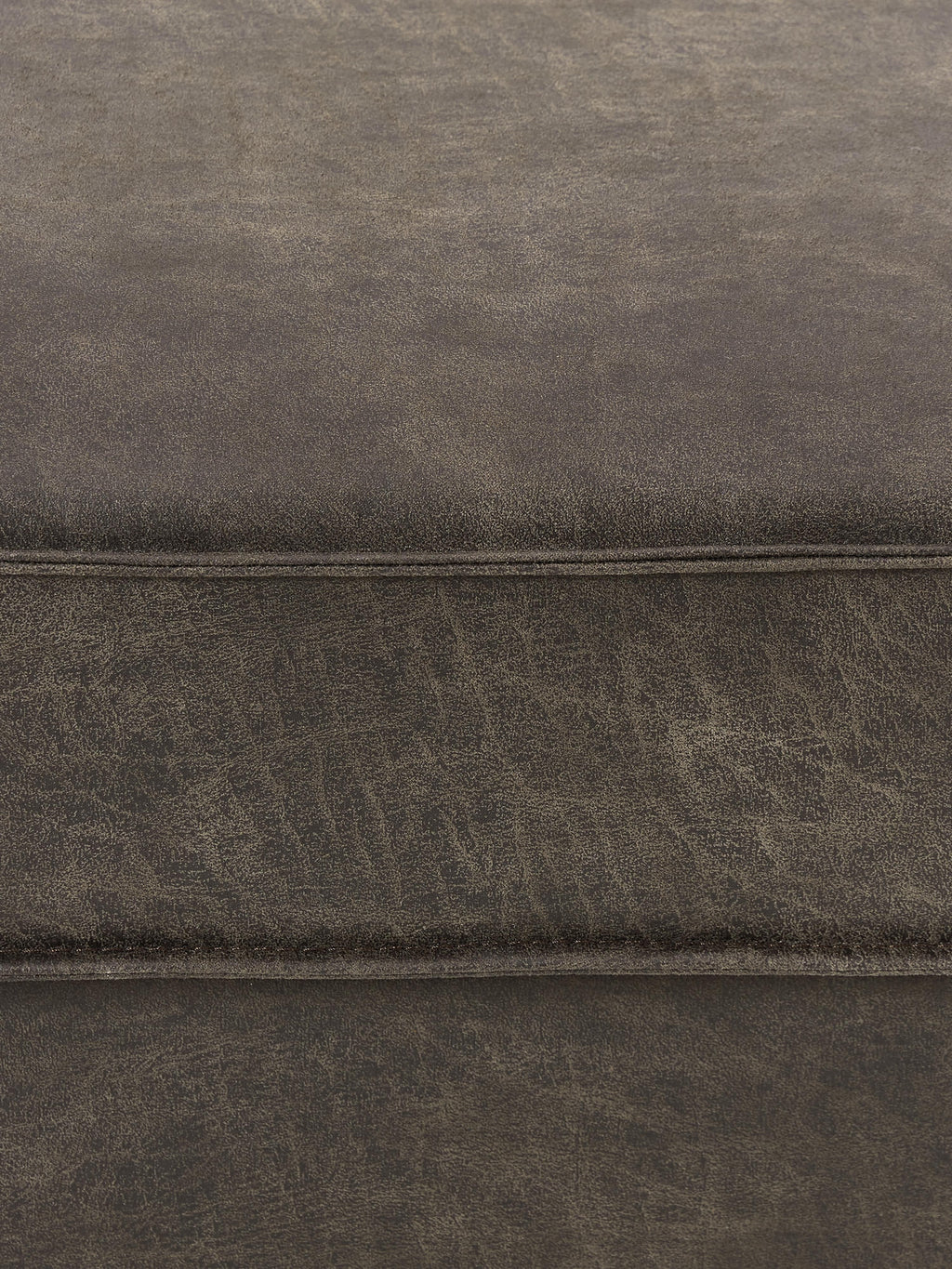 Hunter Leather Ottoman